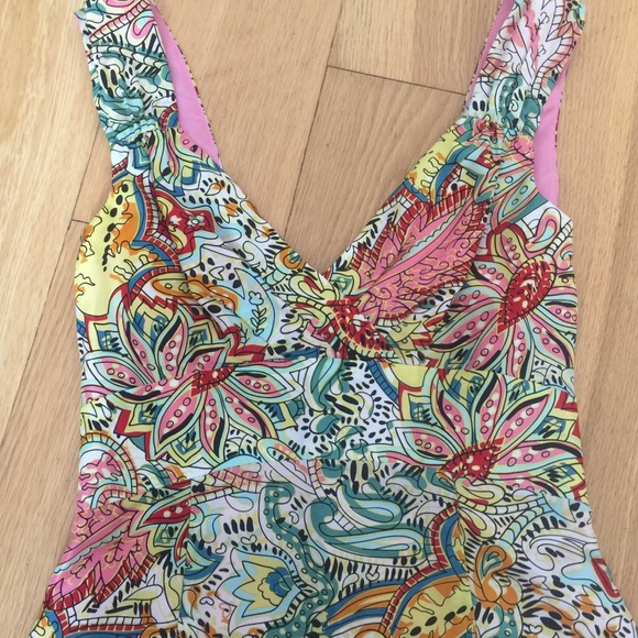 Xs 2 Nanette Lepore Silk tank blouse top camisole - Picture 4 of 7